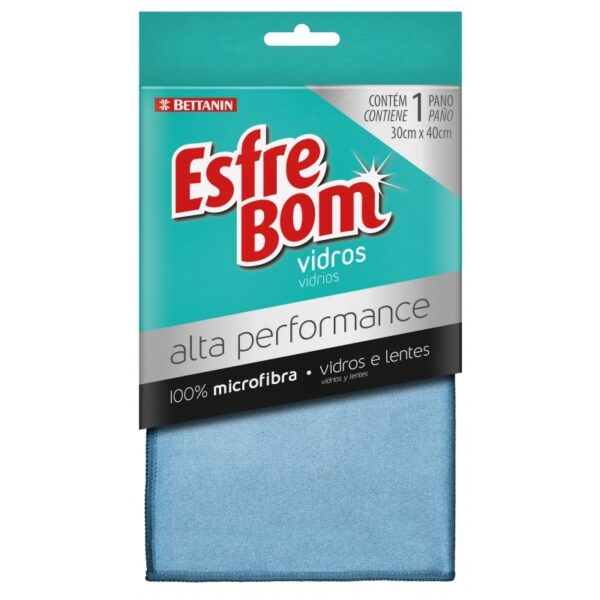 Pano Microfibra Sek P/Vidros Especiais 30X40Cm 4951 Bettanin