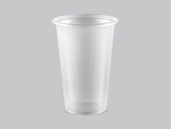 Copo Plástico 440ml C/ 50 UN Translúcido Liso (PS) Copaza Ref. C-440