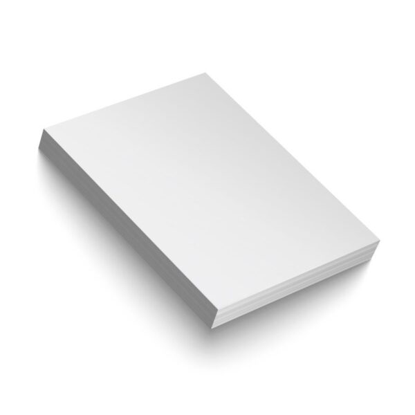 Papel Couché Brilho A4 150g C/ 20 Fls. Branco
