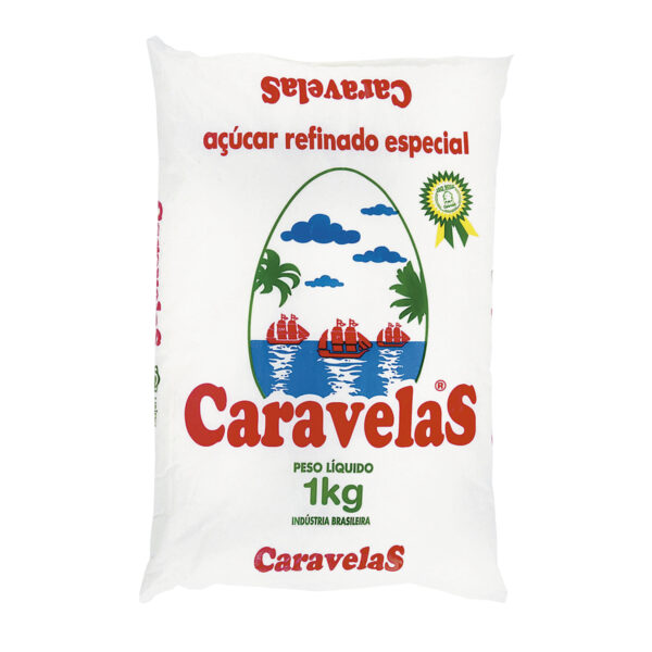 Açúcar Refinado 1kg Caravelas