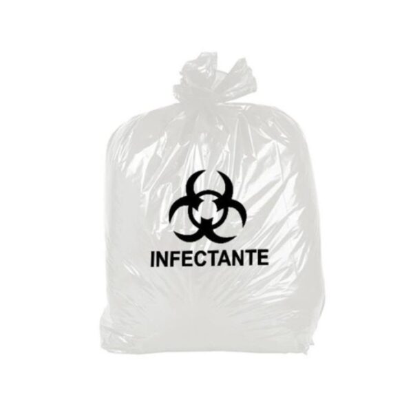 Saco P/Lixo 15L Br C/100Un Infectante 0,10M