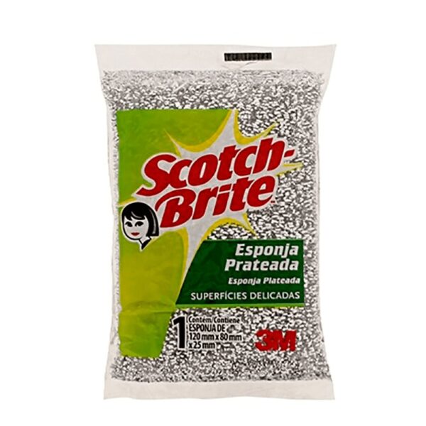 Esponja Prateada C/ 1 UN Scotch-Brite Ref. HB004013676