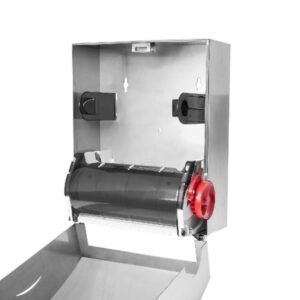Suporte Para Papel Toalha Auto corte Noble Inox Biovis Ref. 01027 - Image 2