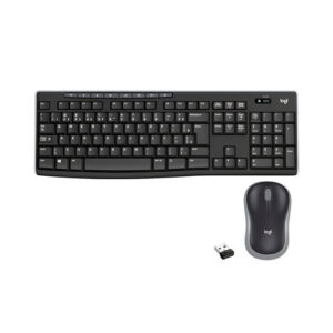 Kit Teclado/Mouse S/Fio Mk270 Preto Logitech