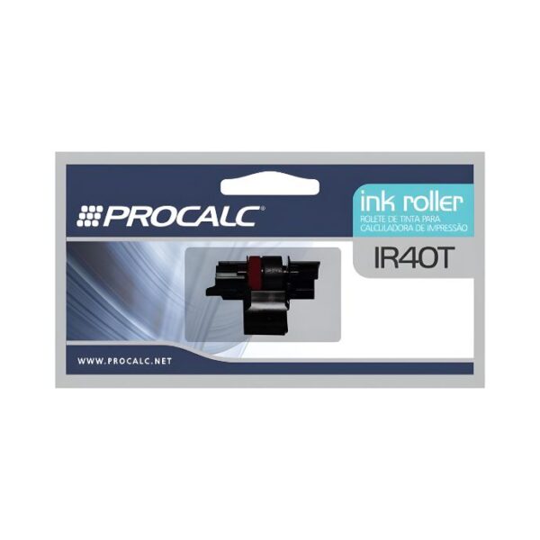 Rolete Entintado Ir40T Azul/Vermelho Truly