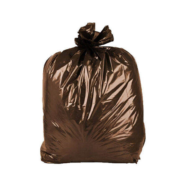 Saco P/ Lixo 100L Marrom C/ 100 UN Leve Plus