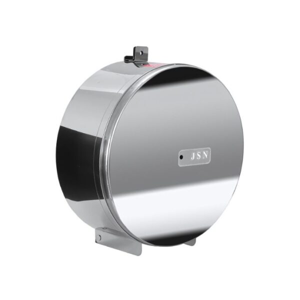 Suporte P/ Papel Higiênico Rolo 300 a 400m C/ Porta Cadeado Inox JSN