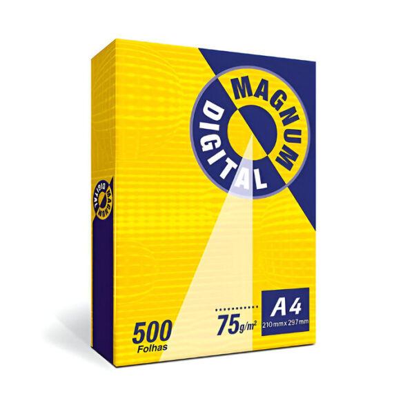 Papel Sulfite A4 75g c/ 500 Fls. Branco Magnum
