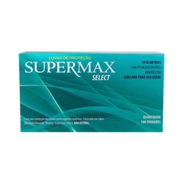 Luva Industrial Select C/ Pó Grande Supermax