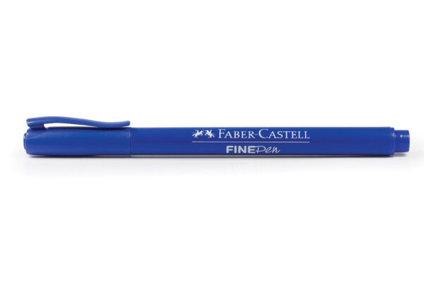 Caneta Hidrográfica Fine Pen 0,4mm Azul Faber-Castell