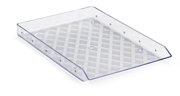 Caixa Correspondência Simples Acrílico Cristal Waleu Ref. 10050002