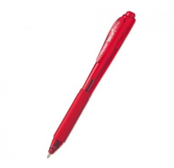 Caneta Esferográfica Retrátil Wow 1,00mm Vermelha Pentel
