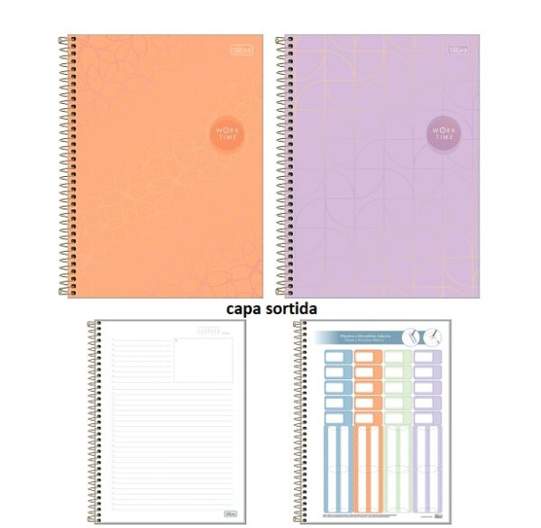 Caderno Espiral Capa Dura 80 Fls. Organizer Profissional Tilibra