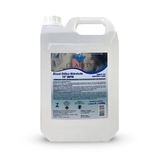 Álcool Gel 5L Antisséptico 70 Graus Pro Nat Clarity