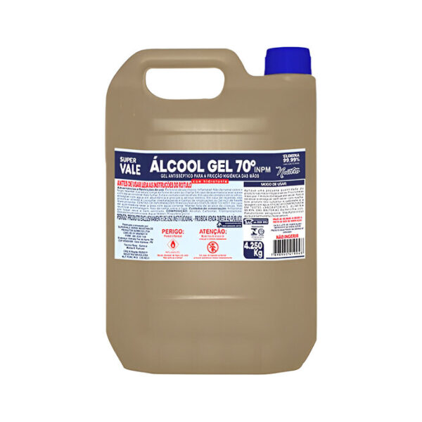 Álcool Gel 5L 70 Graus Supervale