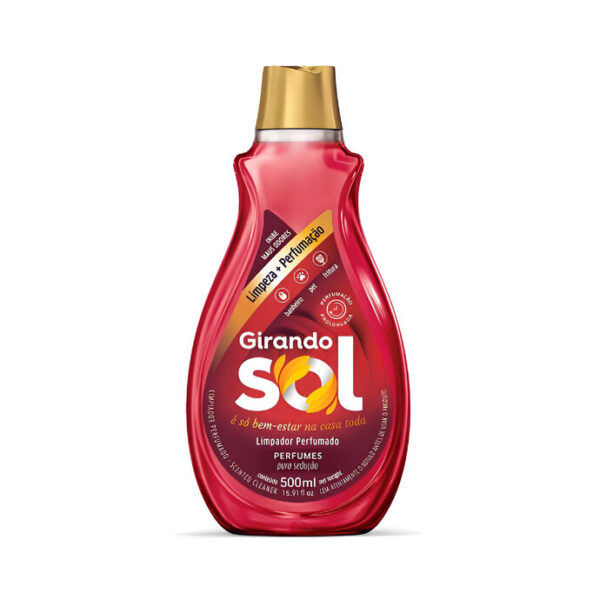 Limpador Perfumado 500ml Pura Sedução Girando Sol
