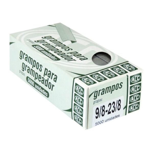 Grampo 23/8 Cx. Com 5000 UN Galvanizado ACC