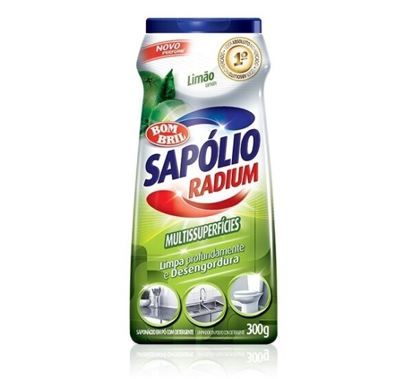 Saponáceo Pó 300g Limão Sapólio Radium