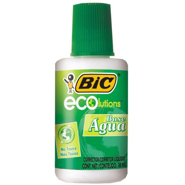 Corretivo Líquido 18ml À Base De Água Eco Bic