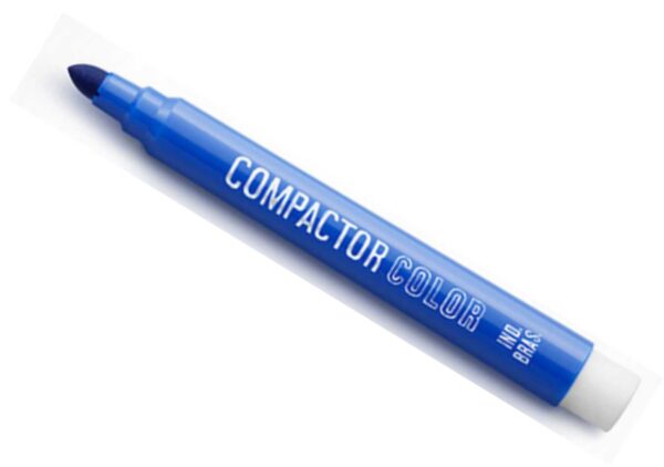 Pincel Atômico Color A Base De Água Azul Compactor