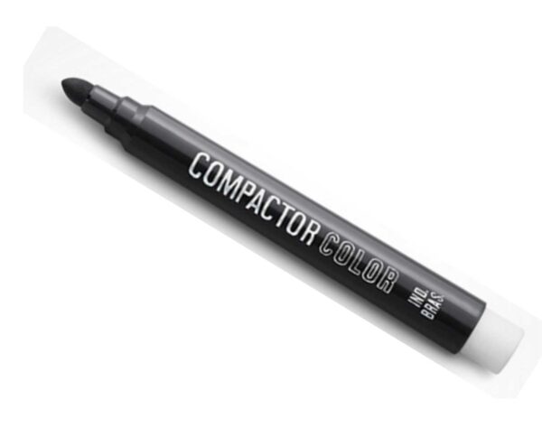Pincel Atômico Color A Base De Água Preto Compactor