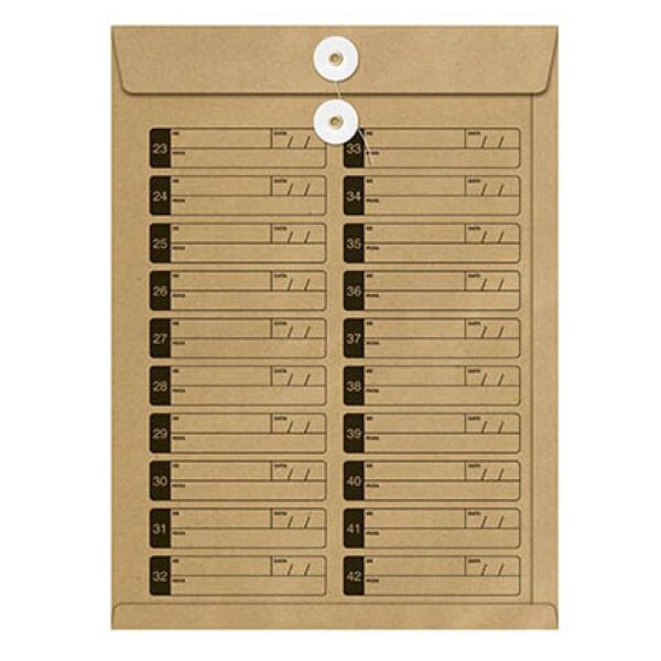 Envelope 250x353mm Circulação Int.Vai/Vem Kraft Com Ilhós Ref. Skn036