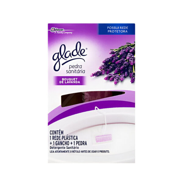 Pedra Sanitária Com Rede De Proteção E Gancho 25g Lavanda Glade