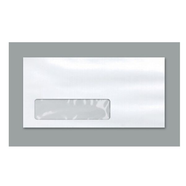 Envelope 114x230mm 75g Com Janela Bancária Branco Scrity Ref. Cof049