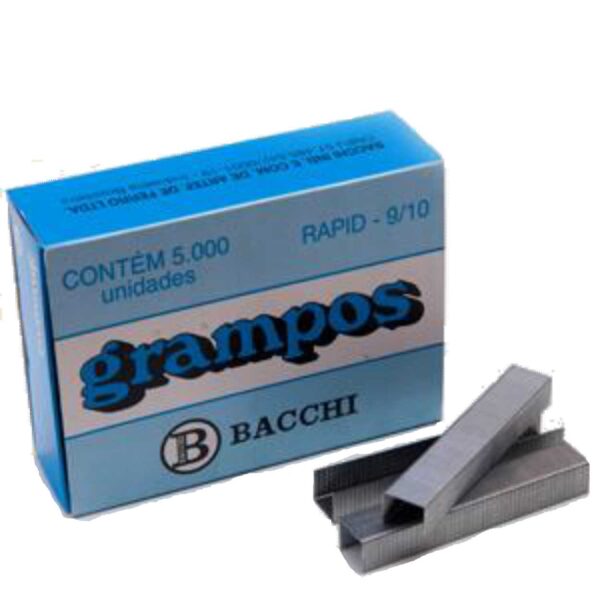 Grampo 9/10 Cx. Com 5000 UN Para Rapid 9 Bacchi Ref. 21571
