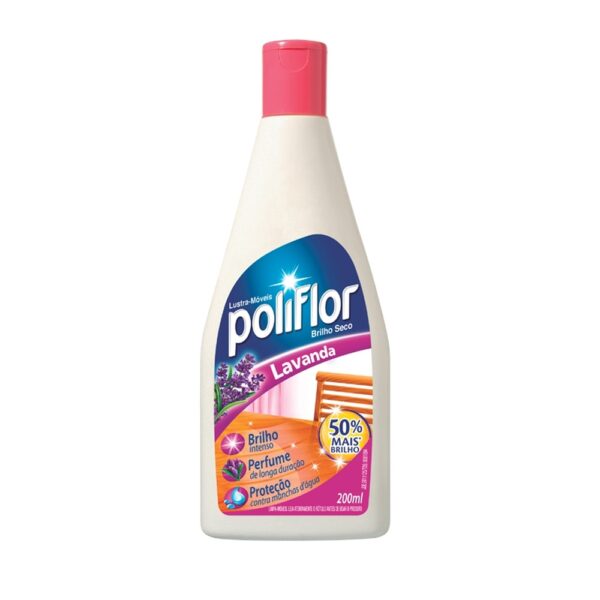 Lustra Móveis 200ml Lavanda Poliflor