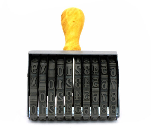 Carimbo Numerador De 10 Fitas 10mm Carbrink