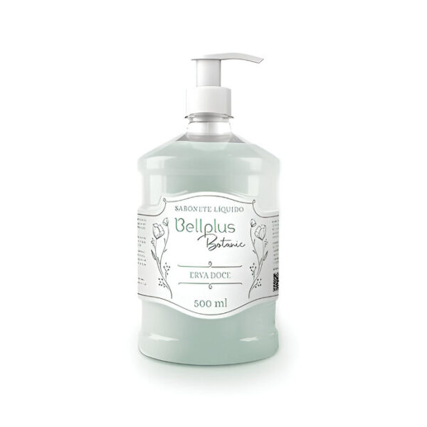 Sabonete Líquido Com Válvula 500ml Erva Doce Bellplus Botanic