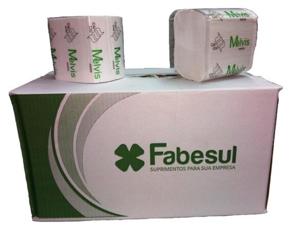 Papel Higiênico Cai Cai Branco Premium Com 8000 Fls. 21x11cm Fabesul