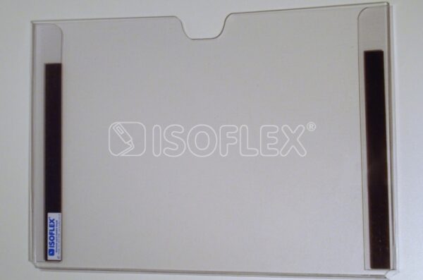 Suporte Para Porta Doc Magnético A4 Paisagem Cristal Isoflex KSIPA4MG