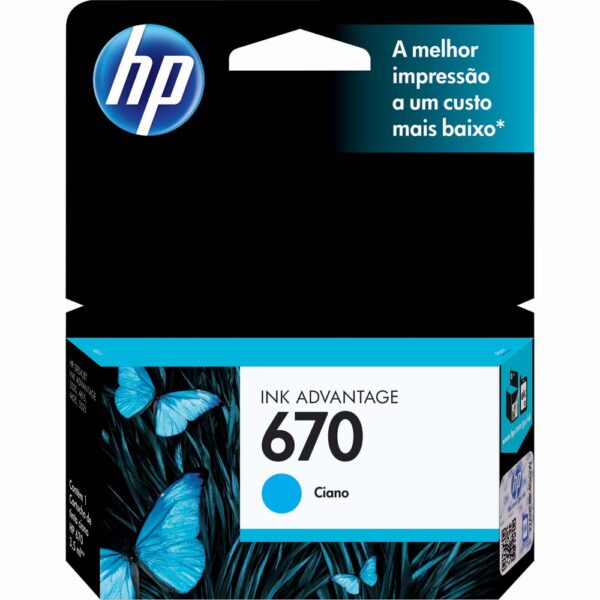 Cartucho HP Cz114Ab Ciano HP 670