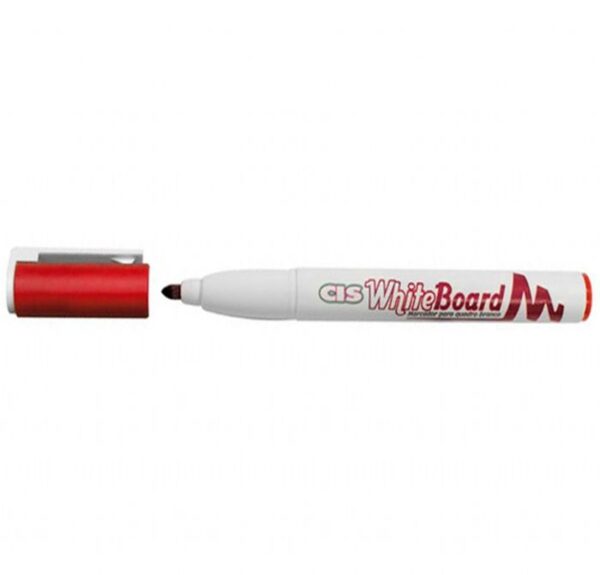 Marcador Para Quadro Branco Vermelho CIS Ref. 468400