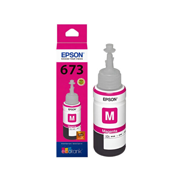 Refil Tinta Para Cartucho L800 T673320-Al Magenta 70ml Epson