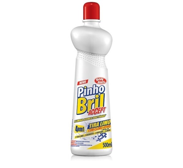 Limpador Tira Limo Accept 500Ml Squeeze Pinho Bril Ref. 6031