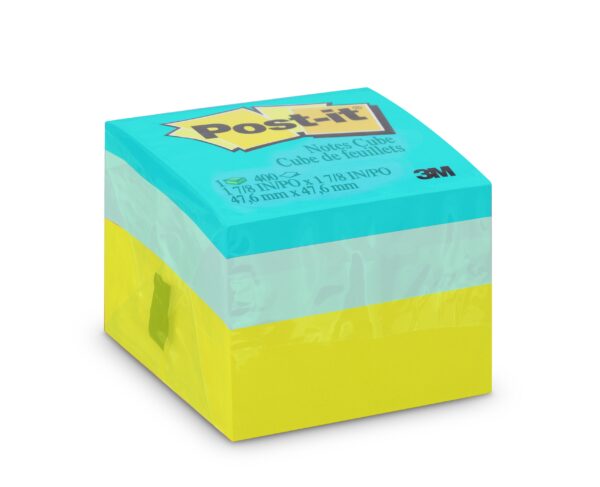 Post-it 47,6x47,6mm Cubo Com 400 Fls. Verde 3M Ref. HB004434963