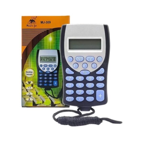Calculadora De Bolso 8 Dig. Com Cordinha Cinza MJ-309 Moure Jar