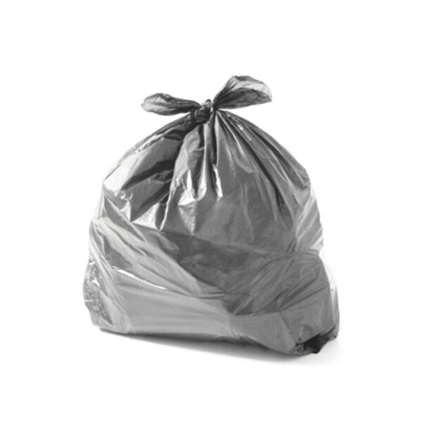 Saco Para Lixo 40L Cinza Com 100 UN Econômico