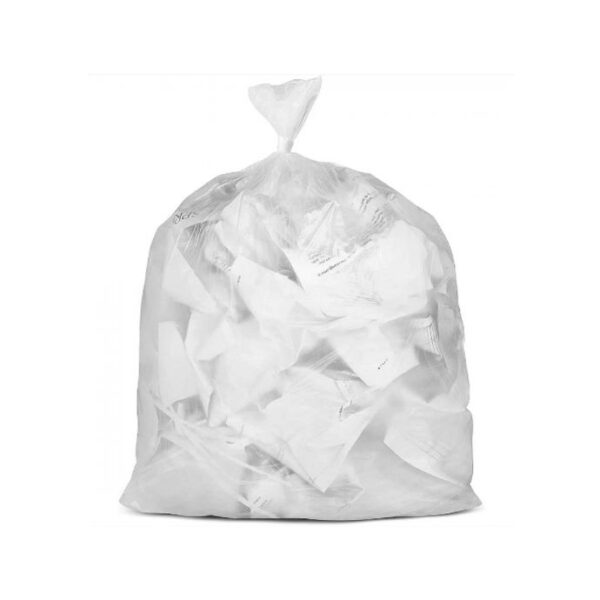 Saco Para Lixo 100L Transparente Com 100 UN Dia A Dia Reforçado