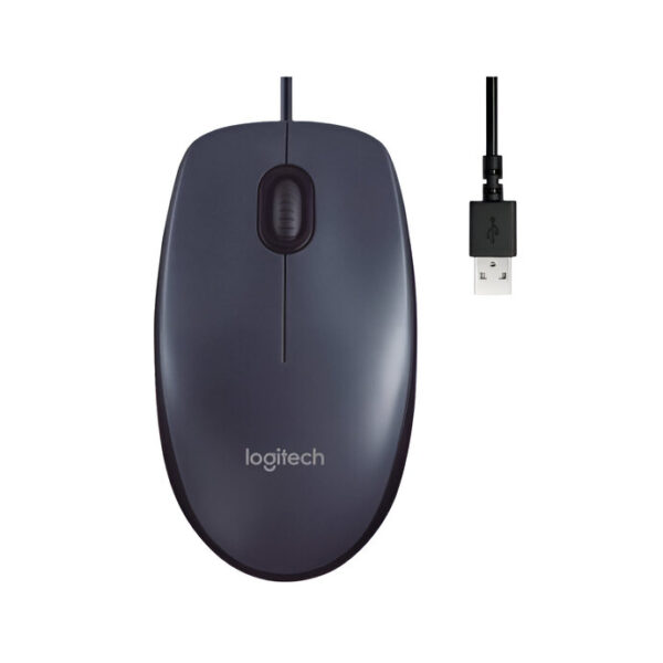 Mouse Com Fio USB Preto Logitech Ref. M90