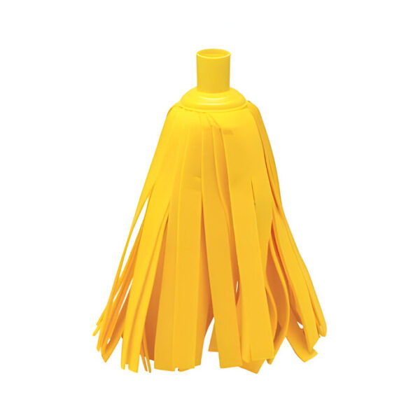 Mop Úmido Refil Com Esfregão Sintético Amarelo Super Bruxinha
