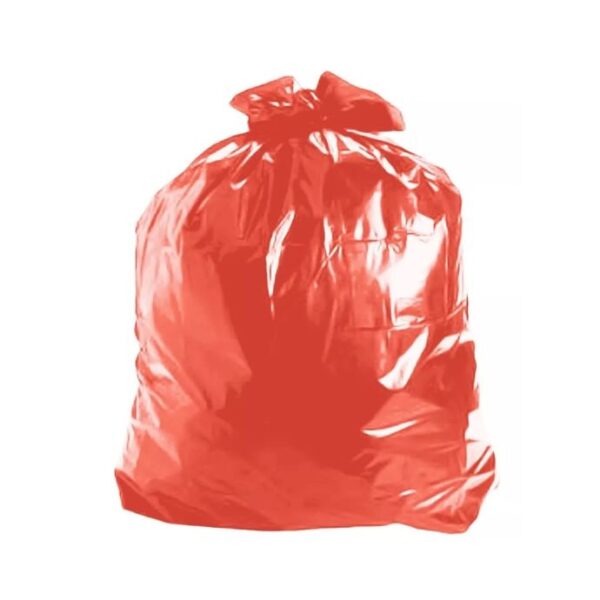 Saco Para Lixo 300L Vermelho Com 100 UN Econômico