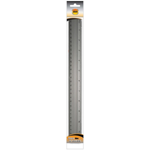 Régua 30cm Alumínio Jocar Ref. 99001