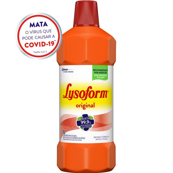 Limpador 1L Desinfetante Original Lysoform
