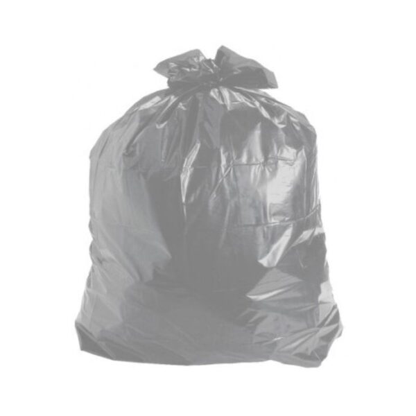 Saco Para Lixo 150L Cinza Com 100 UN Leve Plus