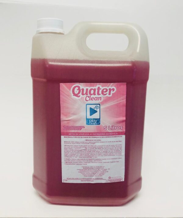 Limpador Para Tapete Sanitizante 5L Com Amônio Quater Clean