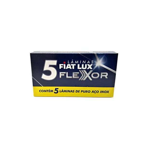 Lâmina Para Barbear Com 5 UN Fiat Lux Flexor